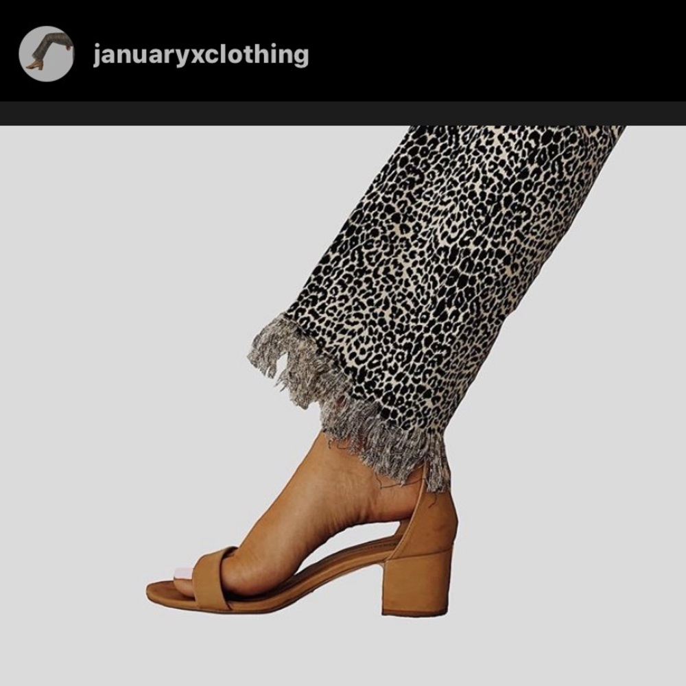 Cheetah Print Pants